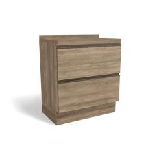 Balcão de Cozinha Modulado Maxxi G755 2 Gavetas c/ Tampo Nogal - Kappesberg