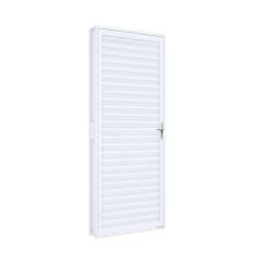 Porta de Aço de Giro Laminada 215x70cm Riobras Branco