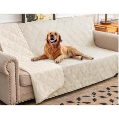 Ameritex Capa para cama de cachorro à prova d'água cobertor para animais de estimação com parte de trás antiderrapante para móveis sofá cama