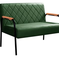 Namoradeira Cadeira Decorativa Sala, Recepção, Escritório Ludmilla Verde