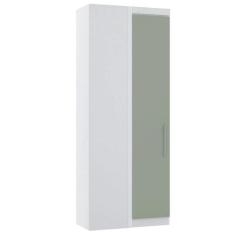 Guarda Roupa de Canto Reto Modulado 90cm 1 Porta Alpes Luciane Móveis