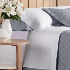 Lençol com elástico Solteiro King 200 fios Privilege - Andreza - Andre