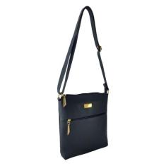 Bolsa Transversal Topgrife Couro ul Marinho