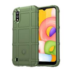 Capas para Samsung Galaxy A01 (European).Caso básico,Botão de pressão flexível / 360 ° Proteção completa,Escudo Rugged