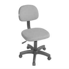 5 Cadeiras Para Escritório Giratória Viena Cinza