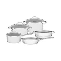 Jogo de Panelas Una Inox com Fundo Triplo 5 Peças - Tramontina