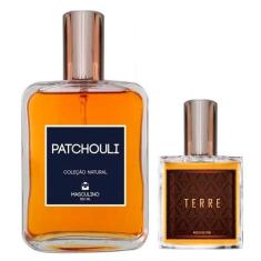 Perfume Masculino Patchouli 100ml + Terre 30ml - Essência do Brasil
