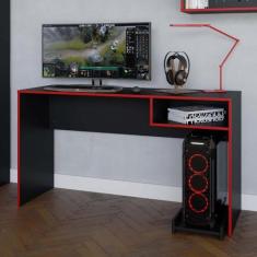 Mesa Gamer 1 Nicho com Apoio para CPU Pixel - Caemmun