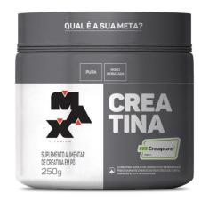 Creatina Monohidratada Creapure Em Pó 83 Doses Pote 250g Max Titanium,