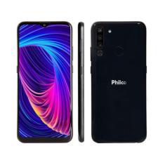 Smartphone Philco Hit P12 128GB Dark Blue 4G - 4GB RAM Tela 6,52 Câm. 