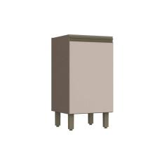 Balcão de Cozinha Connect c/ 1 Porta s/Tampo 40x52x81cm Duna/Cristal - Henn