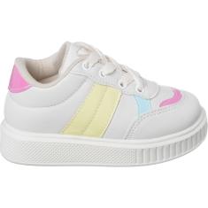 Tênis Casual Infantil Feminino Meninas Juliette Colorido-Feminino