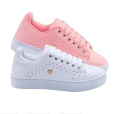 Tênis Infantil Menina FXB Confortável Resistente kit 2-Feminino