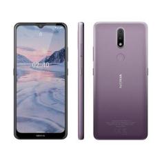 Smartphone Nokia 2.4 64GB 4G Octa-Core 3GB RAM Tela 6,5” Câm. Dupla + Selfie 5MP-Unissex