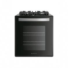 Fogão de Embutir 4 Bocas Atlas UTop Mesa de Vidro Preto Bivolt - Atlas