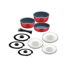 Jogo de Panelas Multiuso Tramontina Ítria 20999700 Vermelho