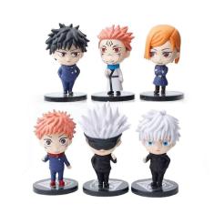 6pcs jujutsu kaisen figura modelo de brinquedo