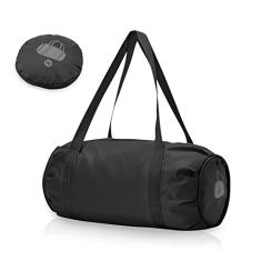 Bolsa esportiva dobrável para academia com bolso seco e molhado, bolsa de viagem ultraleve, bolsa esportiva de grande capacidade, bolsa de mão à prova de respingos, bolsa noturna, bolsa de fim de