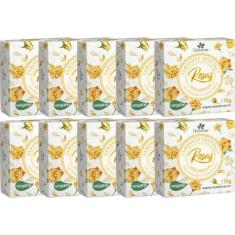 10UN Sabonete Vegetal Rosas Amarelas 170G Davene