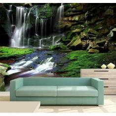 Papel de Parede Painel Fotográfico Cachoeira 3D 2M² na 075 - Voce Deco