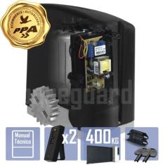 Kit 1 Motor PPA 1/4CV Dz Rio 2 Control Portão 400Kg, 220V