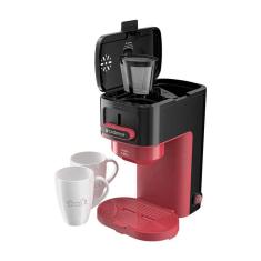 Cafeteira Elétrica CAF230-127 Single Up Cadence Preto E Vermelho 110V