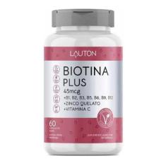 Biotina + Zinco + Vit B1 B2 B3 B5 B6 B9 B12 C 60Caps Lauton - Lauton n