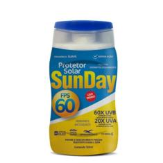 Protetor Solar Fps60 Sunday Nutriex 120ml