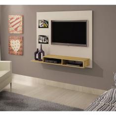 Painel para TV Hades Off White Cinamomo - Valdemóveis
