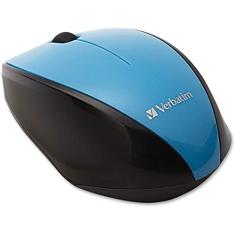 Mouse óptico de LED Verbatim sem fio multi-trac azul