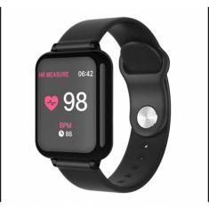 Relógio Inteligente B57 Smartwatch Ios Android Preto