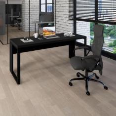 Escrivaninha Industrial 190cm x 60cm Pés Metal F5 Office - F5 Office G