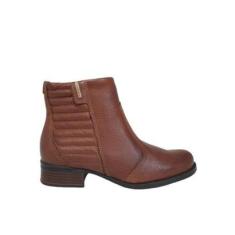 Bota Pegada Feminina Preto e Terracota Ref:282008-Feminino