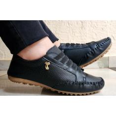 Tenis feminino mocatenis confort elastico - Izza Calcados, Preto, 36