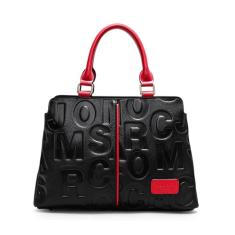 AIDRANI Bolsa feminina de couro bovino em camadas bolsa feminina de couro macio banda larga grande capacidade bolsa de negócios, Preto