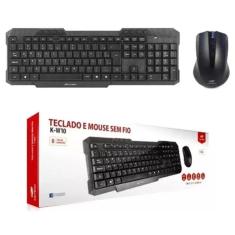 Kit Teclado E Mouse Sem Fio Multimídia C3 Tecrado