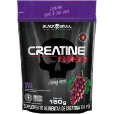 Creatina Turbo Sachê com 150g - Black Skull-Unissex