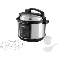 Panela de Pressão Elétrica Digital Oster OPAN920, 5 Litros, Preto e In