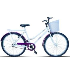 Bicicleta Feminina Aro 26 Poty Com Cestinha - Forss