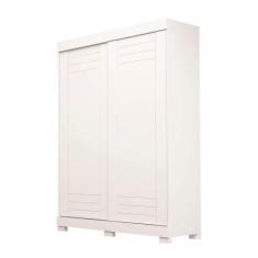 Guarda Roupa Solteiro 2 portas Ayla ACP MÓVEIS Branco - 100% MDF