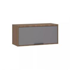 Armário Aéreo de Cozinha 80cm 1 Porta Basculante Aspen Luciane Móveis,