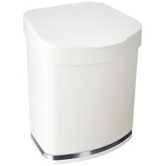 Lixeira 2, 5 Litros Eleganza Branca, Future, Branco