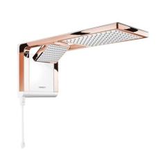 CHUVEIRO ACQUA DUO, LORENZETTI, BRANCO/ROSE GOLD 220V/7800W