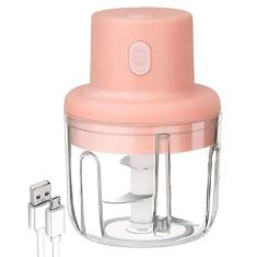 Mini Processador Triturador Alimentos Elétrico Usb Portátil