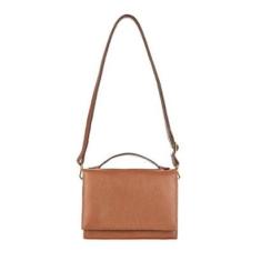 Bolsa pequena tiracolo de couro liso Deise-Feminino