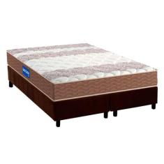 Cama Box King: Colchão Espuma D33 Probel Guarda Costas + Base CRC Sued