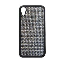 Capa de tecido jeans com forro de caubói para iPhone XR para proteção de telefone da Apple