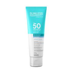 Protetor Solar Facial Sunless Sem Cor FPS 50 com 60g 60g