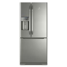Refrigerador French Door Electrolux Com Dispenser De Água E Gelo Na Porta 538L Inox (Dm85x) 127V