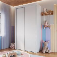 Guarda-roupa Infantil 2 Portas de Correr Rc2105 Branco